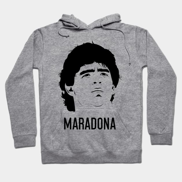 Diego Armando Maradona Hoodie by InspireSoccer